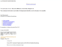 Tablet Screenshot of fondation-kronenbourg.fr